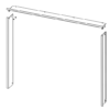 INBOUWKADERS VOOR MODEL 892LF01 - Afbeelding 2
