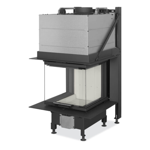 €7746,- HEAT 3-ZIJDIGE LIFTDEURHAARD, roomdivider  882LG21K1: 50x52x50 (incl. draagconstructie) - Afbeelding 2